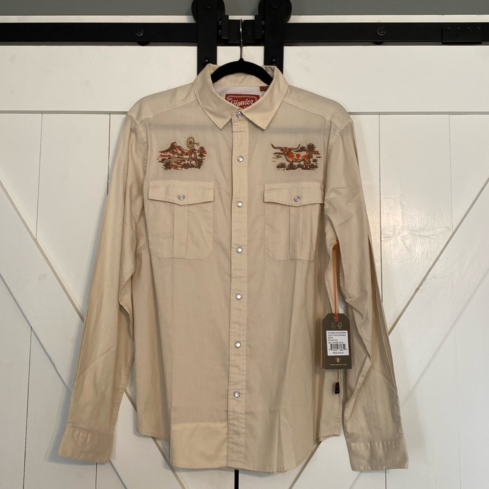 Howler Brothers Gaucho - Los Longhorns De Tejas - NWT - M